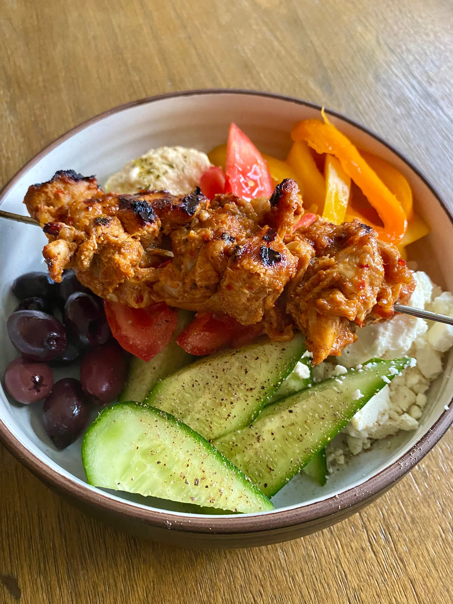 Greek Grilled Chicken Mediterranean Bowl